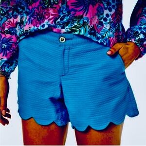 Lilly Pulitzer Women’s Scallop Hem 5” Buttercup Short